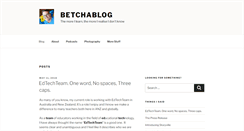 Desktop Screenshot of chrisbetcher.com